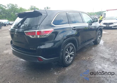 2016 Toyota Highlander Xle V6 from USA, damaged, VIN 5TDJKRFH1GS284763